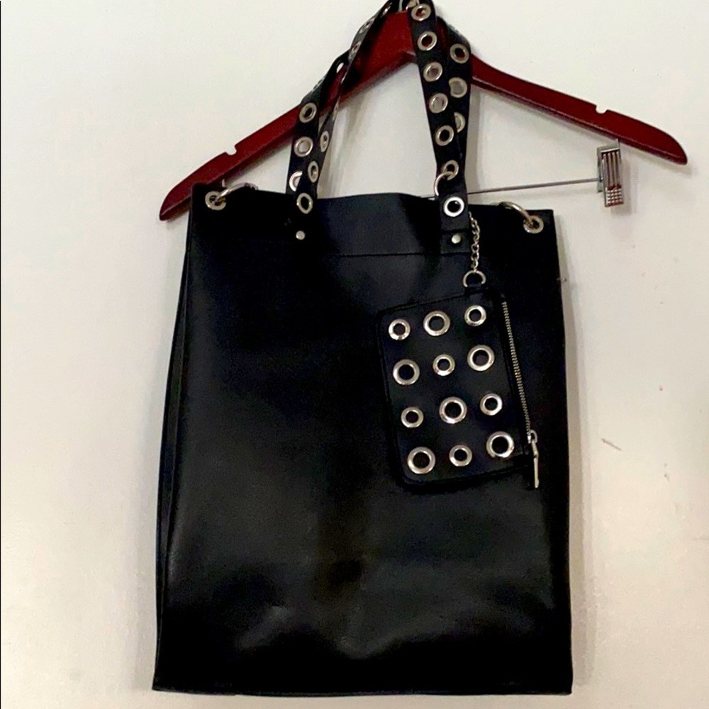 SOLD !!!! Vegan leather studded bag